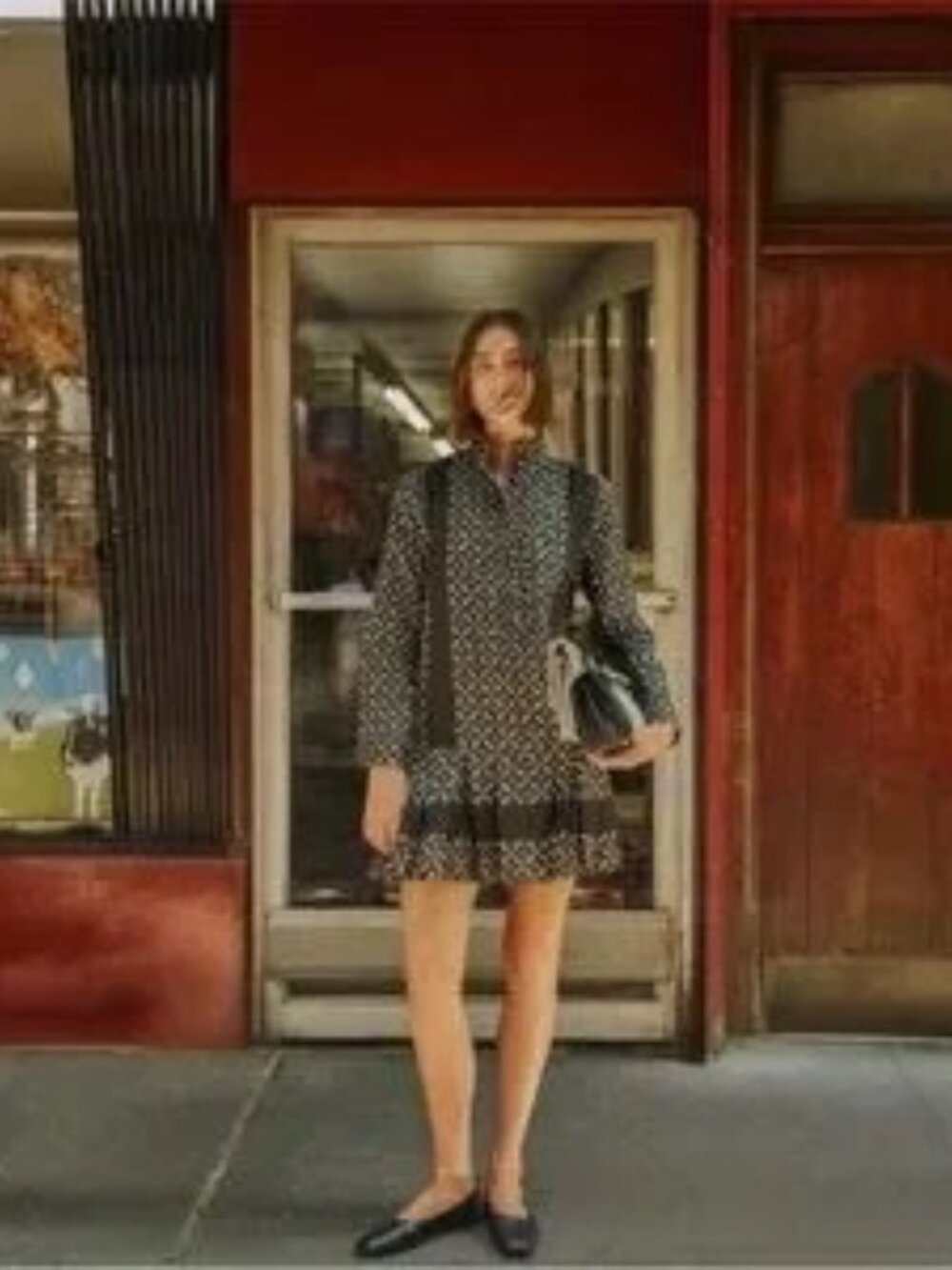 TUCKERNUCK Black Geo Tate Dress
